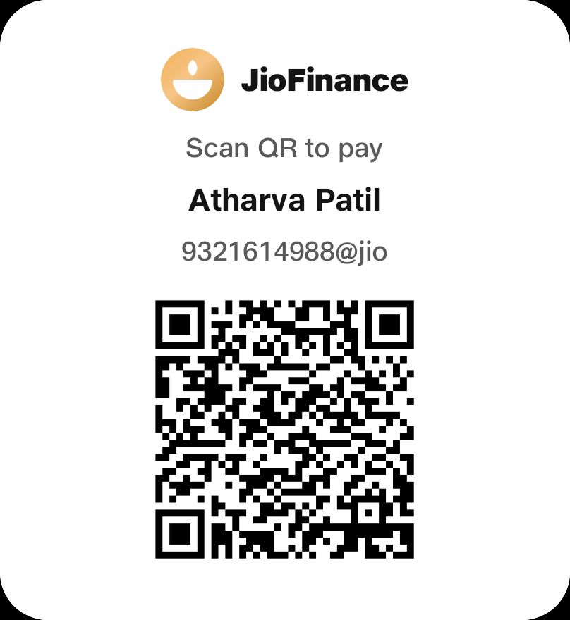 UPI QR code for Atharva Patil. Scan it with any UPI app.